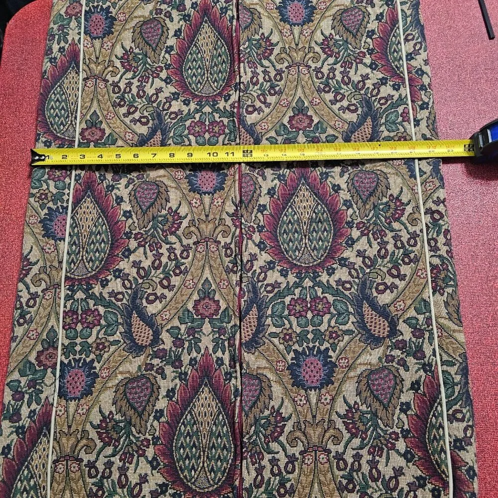 Vintage Hartmann Garment Bag Tapestry Paisley Flame Luggage Travel Vacation‎